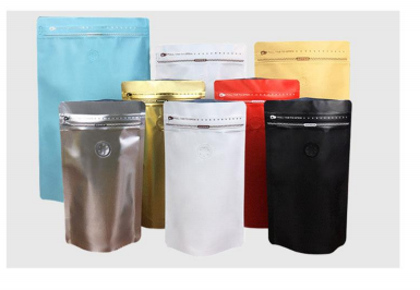 Stand Up Coffee Bag With Side Zipper